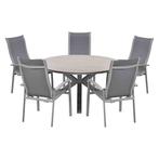 Garden Impressions Hilly tuinset 6-delig taupe - Tulli, Verzenden, Nieuw