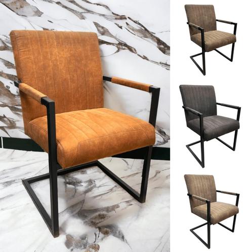 Eetkamerstoel Ricardo | Olijf | Microvezel stof, Huis en Inrichting, Stoelen, Nieuw, Ophalen