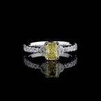 Zonder Minimumprijs - Ring - 14 karaat Witgoud - 2.00ct. tw., Nieuw