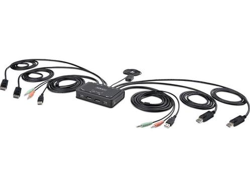 StarTech.com C2-DD46-UA2-CBL-KVM KVM-switch Zwart, Huis en Inrichting, Woonaccessoires | Overige, Nieuw, Verzenden