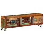 vidaXL Tv-meubel 120x30x37 cm massief gerecycled hout, Huis en Inrichting, Kasten | Televisiemeubels, 100 tot 150 cm, Verzenden