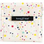 Keep Leaf Baggie Large lunchzakje Stars - Herbruikbaar b..., Nieuw
