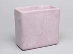 Cement flowerpot high roze 19x9. 5x18cm. medium mooie, Hobby en Vrije tijd, Ophalen of Verzenden, Nieuw