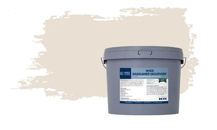 Wixx Badkamer Muurverf Matt RAL 9001 | Crèmewit 10L, Doe-het-zelf en Verbouw, Verf, Beits en Lak, Verf, Wit, Nieuw, 5 tot 10 liter