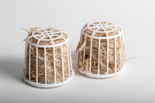 Nestkorfjes gevuld - Nestmateriaal - Nesten, Dieren en Toebehoren, Vogels | Toebehoren, Nieuw, Verzenden