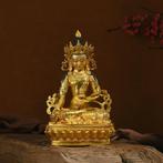 Boeddhabeeld-Ksitigarbha (Sanskriet: Kitigarbha) - Brons -, Antiek en Kunst