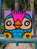 Kev Munday - Chicken & Babies, Antiek en Kunst, Kunst | Schilderijen | Modern