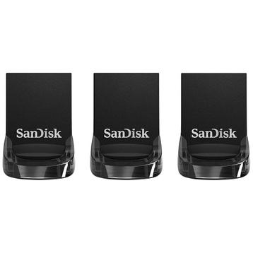 SanDisk Ultra Fit USB 3.1 Flash Drive 3-pack beschikbaar voor biedingen