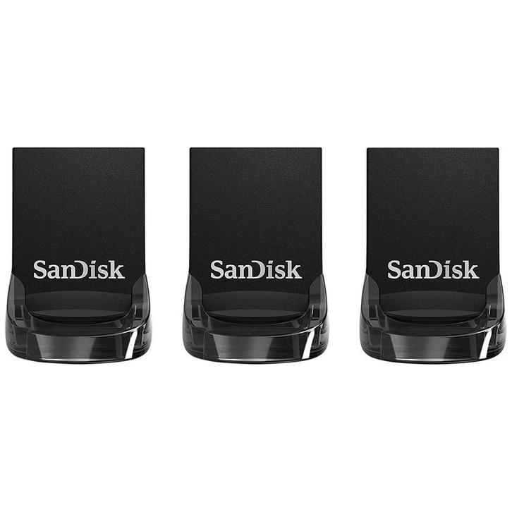 SanDisk Ultra Fit USB 3.1 Flash Drive 3-pack, Computers en Software, USB Sticks, Nieuw, Ophalen of Verzenden