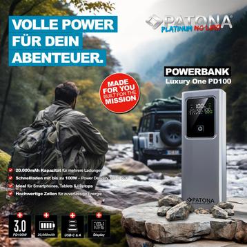 PATONA Platinum Powerbank Luxury One PD100 - 20.000mAh  100W beschikbaar voor biedingen