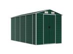 Veiling - VidaXL metalen tuinschuur groen 385x191x198cm, Nieuw