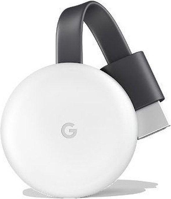Google Chromecast V3 - Wit (Nieuw) (Origineel), Audio, Tv en Foto, Mediaspelers, Nieuw, Verzenden