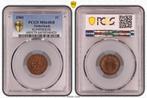 Koningin Wilhelmina 1 cent 1901 K MS64 RB PCGS, Postzegels en Munten, Munten | Nederland, Losse munt, Verzenden