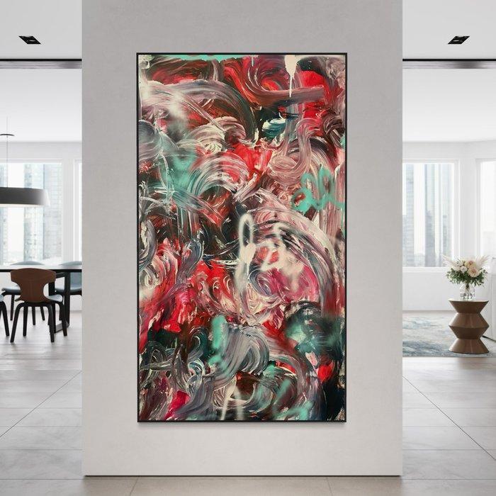 Timo Wedell - Stich der Rose - XXL - Abstract, Antiek en Kunst, Kunst | Schilderijen | Modern
