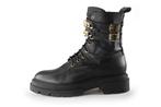 Linea Zeta Veterboots in maat 39 Zwart | 10% extra korting, Verzenden, Zwart, Overige typen, Zo goed als nieuw