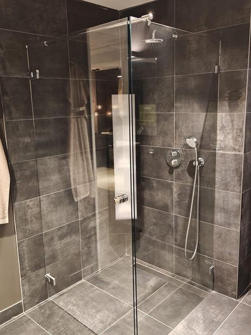 Showmodel profielloze douchecabine 100x100 cm - 0038, Doe-het-zelf en Verbouw, Sanitair, Douche, Nieuw, Chroom, Glas, Ophalen