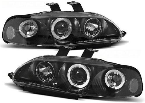 Koplampen dual halo rims HONDA CIVIC 09 91-08 95 4D ANGEL..., Auto-onderdelen, Verlichting, Nieuw, Ophalen of Verzenden
