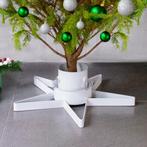 vidaXL Kerstboomstandaard 47x47x13,5 cm wit, Nieuw, Verzenden