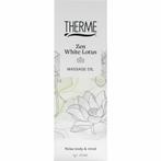 1+1 gratis: Therme Massage Olie Zen White Lotus 125 ml, Nieuw, Verzenden