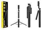 2dekans | R16 Uitschuifbare Selfiestick met Statief – 157 cm, Ophalen of Verzenden, Zo goed als nieuw