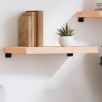 vidaXL Wandschap 60x40x(2-6) cm onbehandeld massief, Huis en Inrichting, Woonaccessoires | Wandplanken en Boekenplanken, Verzenden