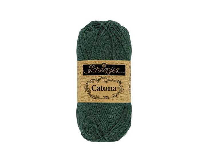 Scheepjes Catona - 10g - 525 Fir - Haakgaren / Breigaren, Hobby en Vrije tijd, Breien en Haken, Breien of Haken, Nieuw, Wol of Garen