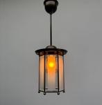 Plafondlamp - Messing, Glas - Hallamp / lantaarn