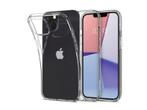 iPhone 14 plus Bescherm hoesje siliconen transparant case
