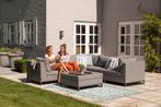 Exotan Rhodos loungeset ash grey *SALE |, Tuin en Terras, Tuinsets en Loungesets, Ophalen of Verzenden, Nieuw