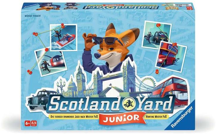 Scotland Yard - Junior | Ravensburger - Gezelschapsspellen, Hobby en Vrije tijd, Gezelschapsspellen | Bordspellen, Nieuw, Verzenden