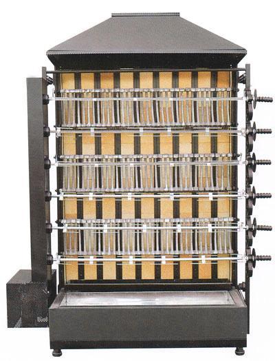 GGM Gastro | Houtskool kippengrill - met 6 spiesen voor 30 |, Tuin en Terras, Barbecue-accessoires, Verzenden