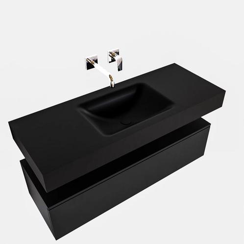 Badkamermeubel AQS Ibiza 120 cm Solid Surface Wastafel Mat, Doe-het-zelf en Verbouw, Sanitair, Ophalen of Verzenden