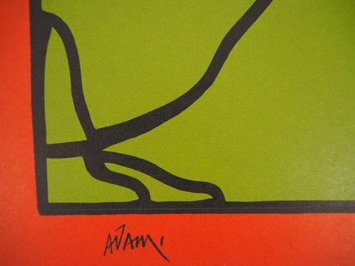 Valerio Adami (1935) - Etude pour les cours de tennis, Antiek en Kunst, Antiek | Overige Antiek