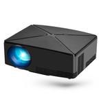 C80 LED Projector - Mini Beamer Home Media Speler Zwart, Verzenden, Nieuw