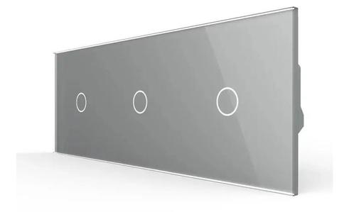 Livolo | Grijs | touch | Dimmer Schakelaar – 3 Lichtknoppen, Doe-het-zelf en Verbouw, Elektra en Kabels, Schakelaar, Nieuw, Ophalen of Verzenden