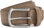 Suitable Riem Suède Leer Lichtbruin maat 105 Heren, Bruin, Verzenden, Echt leder, Nieuw