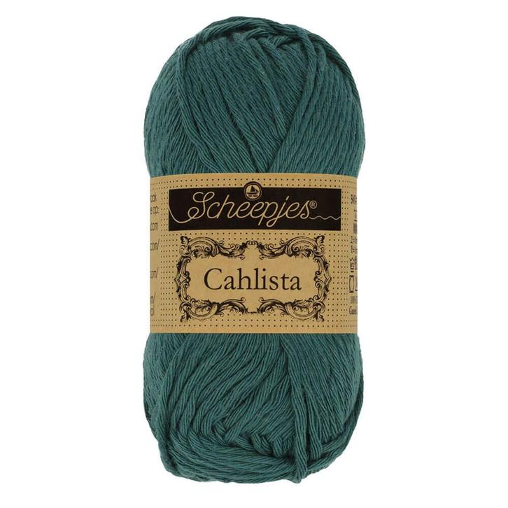 Scheepjes Cahlista 50g - 244 Spruce, Hobby en Vrije tijd, Breien en Haken, Breien of Haken, Nieuw, Wol of Garen, Ophalen of Verzenden