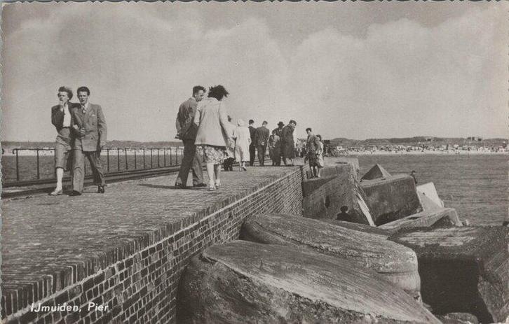 IJMUIDEN - Pier, Verzamelen, Ansichtkaarten | Nederland, Verzenden