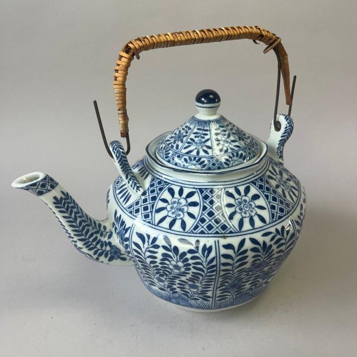 Chocoladepot - Antiek Porseleien Chocoladeketel, Mosa, Antiek en Kunst, Antiek | Glas en Kristal