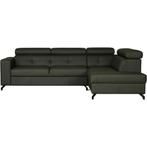 Leren hoekbank Nova - 2,5 zits + longchair, Huis en Inrichting, Banken | Bankstellen, 250 tot 300 cm, Bohemian, Industrieel, Modern, Scandinavisch