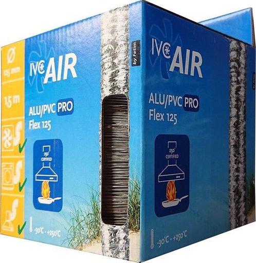 IVC Air - Ventilatie Flexbuis Alu-Ø125mm-L150cm, Doe-het-zelf en Verbouw, Ventilatie en Afzuiging
