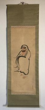 Daruma / Japanese Vintage Hanging Scroll KAKEJIKU / Silk /