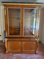 MARINER - Vitrinekast - Verguld brons - Zwart lak en brons, Antiek en Kunst