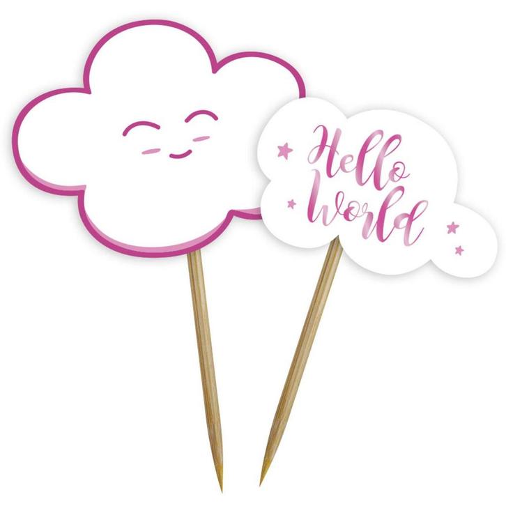 Babyshower Meisje Prikkers 24st, Hobby en Vrije tijd, Feestartikelen, Nieuw, Verzenden