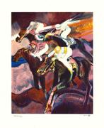 Paul Ambille - Lot de trois lithographies - Casaque rose,