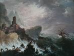 Joseph Vernet (1714-1789), Follower of - Stormy Seas by a, Antiek en Kunst, Kunst | Schilderijen | Klassiek