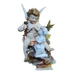 Richard Eckert, Volkstedt - Beeldje - Putto che scolpisce -, Antiek en Kunst