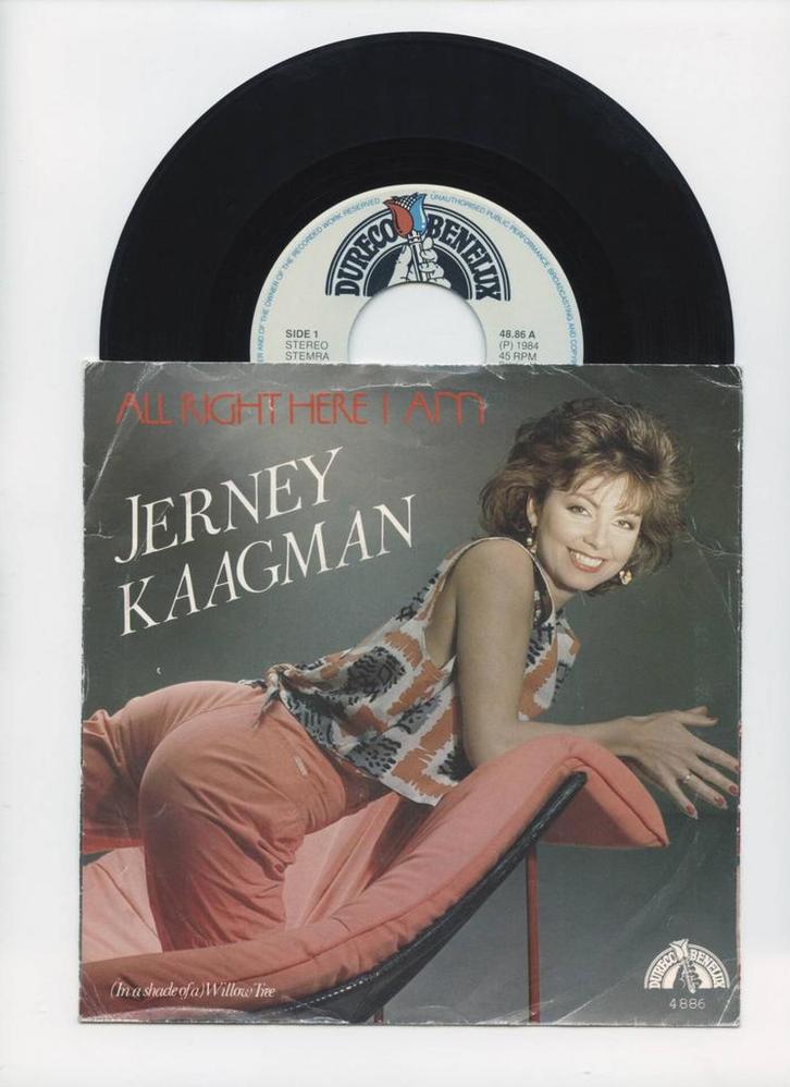 Jerney Kaagman – All Right Here I Am / (In A Shade Of A) Wil, Cd's en Dvd's, Vinyl Singles, Ophalen of Verzenden