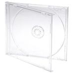 Jewel Case 1 cd Transparant 10 stuks, Verzenden, Nieuw