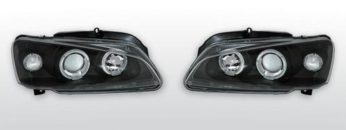 Koplampen Angel Eyes | Peugeot 106 1996-2003 | zwart, Auto-onderdelen, Verlichting, Nieuw, Peugeot, Verzenden